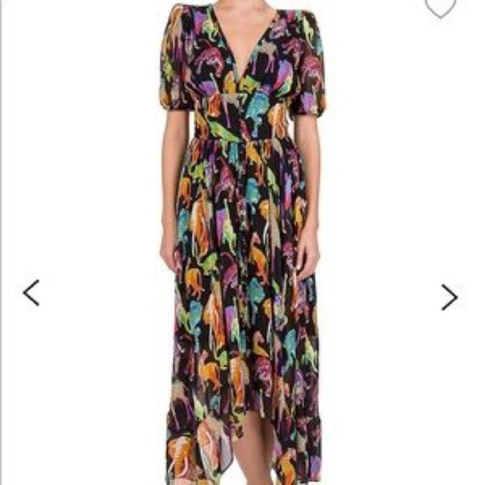Animal print midi dress by The Kooples